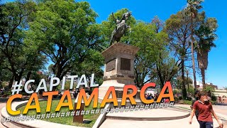 Recorriendo CATAMARCA CAPITAL I ARGENTINA I 4K Walking Tour VLOG [upl. by Lehcsreh]