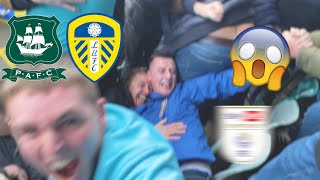 LEEDS FANS GO APESHT AT HOME PARK🤩😱 Plymouth Argyle 02 Leeds United  202324S [upl. by Felice]