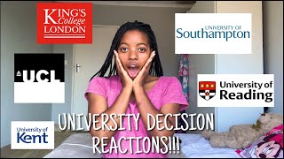 University Decision Reaction  UK UniversitiesKCL UCL Southampton International Student [upl. by Cawley]