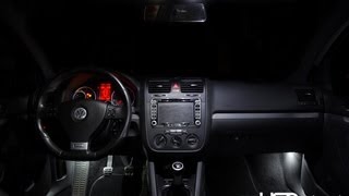 MK5 amp MK6 GTIGolf Updated LED Dome Light Install by USP Motorsports [upl. by Leschen312]