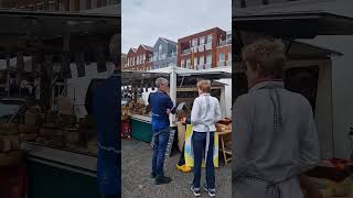 Cheese market Woerden TravelwithHugoF cheesemarket travelshorts netherlands [upl. by Damaris438]