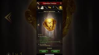 Evony Kings Return Civilization Treasure 7 Mask Of Agamemnon [upl. by Samella]