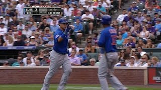 CHCCOL Baez Castro hit backtoback home runs [upl. by Woodrow169]