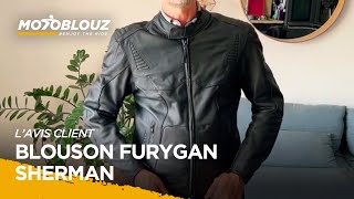 Test du blouson FURYGAN SHERMAN par Ludovic Client Motoblouz [upl. by Ydisac]