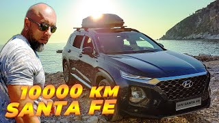 Новый Hyundai Santa Fe 4 обзор от владельца пробег 10000км часть 2  это все же Хендай [upl. by Howell]