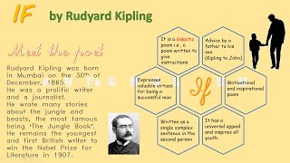 Explanation of the poem quotIf—quot by Rudyard Kipling Part 1 [upl. by Nepean]