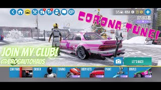 Corona Tune CarX Drift Racing 2 Join my Club [upl. by Aryek151]