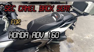 SEC CAMEL BACK SEAT for HONDA ADV 160 [upl. by Marcelo]