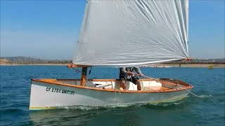 Goat Island Skiffs sailing on Mission Bay [upl. by Ajup170]