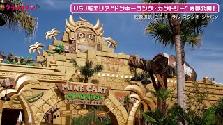 USJ新エリア「ドンキーコング・カントリー」内部が公開！12月11日開業 [upl. by Palla]