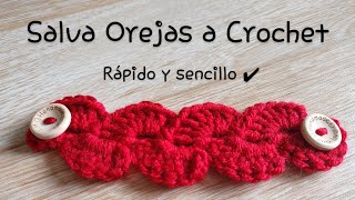 ⭐ Paso a Paso Salva Orejas Tejido a Crochet ⭐ Intermedio [upl. by Nadaba]