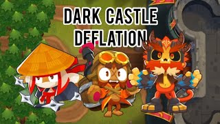 Btd6 Dark Castle Deflation No Monkey Knowledge [upl. by Elana]