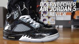 AIR JORDAN 5 DOERNBECHER REVIEW [upl. by Cire]