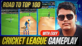 INTENSE GAMEPLAY WITH TOP PLAYERS  ROAD TO TOP 100  CRICKET LEAGUE GAME  MINICLIP [upl. by Hardner]