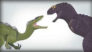 Gojirasaurus vs Thanos  Prehistoric Tournament Battle  DinoMania  Dinosaur cartoons [upl. by Aneej846]