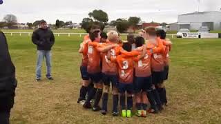 Under 12s Celebrate at Millicent [upl. by Barcus]