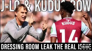 WEST HAM APOLOGIZE TO KUDUS OVER LOPETEGUI COMMENTS INSIDE OF ACCRA SPORTS STADIUM NEW LOOK [upl. by Rodina]