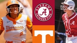 2024 College Softball Super Regionals Game 2 Alabama vs Tennessee Live Watch Party [upl. by Morty]