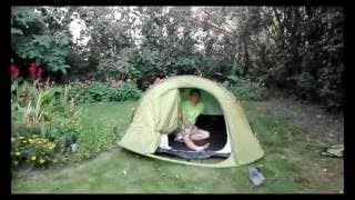 How to fold the QUECHUA 2 SECONDS EASY 3 tent from decathlon [upl. by Atiluap66]