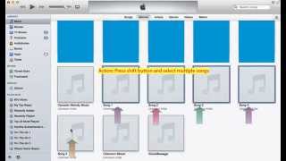 How to combine songs into an Album in Itunes [upl. by Esineg]
