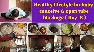 Healthy lifestyle for baby conceive🎯🫰 Full day routine🤗 Day6😊👍 Pratikiduniya [upl. by Sophronia]