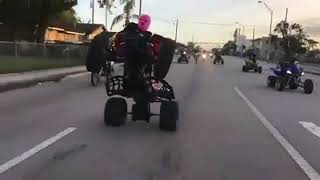 Bikes up guns down mlk rideout 2018 miami [upl. by Adekan]