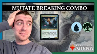 THIS COMBO BREAKS MUTATE  GREEN BLUE SIMIC COMBO DECK  MTG Arena Historic [upl. by Penman]