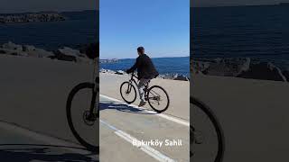 Bakırköy Sahil bisiklet deniz huzur [upl. by Kcaj84]