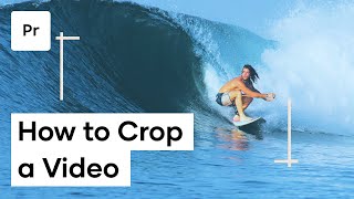 How To Crop Video In Premiere Pro  Adobe Premiere Crop Video [upl. by Gibbon]