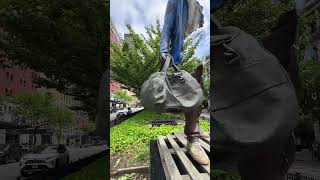 Bruno Catalano TRAVELLERS sculptures on Park Avenue Manhattan New York City [upl. by Rhodie]