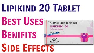 Lipikind 20 tablet best uses benifits precaution and side effects in hindi [upl. by Norford]