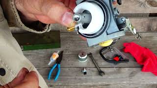 JOHN DEERE X320 CARB REPLACEMENT DOES NOT IDLE lawnmower lawnmowerrepair [upl. by Karon]