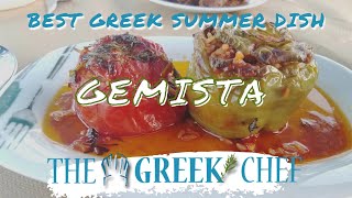 Stuffed Tomatoes Γεμιστα the Greek Summer Dish [upl. by Anabella166]