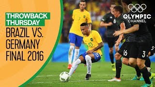 Brazil vs Germany  FULL Match  Mens Football Final Rio 2016  Throwback Thursday [upl. by Pryce]