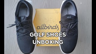 Unboxing the new Allbirds golf shoes first impressions [upl. by Notsag661]