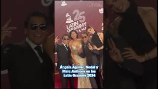 Nodal Angela Aguilar Marc Anthony y Nadia Ferreira Latin Grammy angelaaguilar nodal marcanthony [upl. by Longtin]