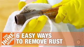 6 Easy Ways to Remove Rust from Tools amp Hardware  The Home Depot [upl. by Manheim783]