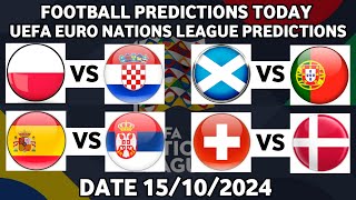 FOOTBALL PREDICTIONS TODAY 15102024SOCCER PREDICTIONS BETTING TIPSbettingsports betting tips [upl. by Wey760]