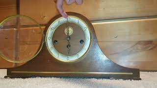 Tander Clockmakers Westminster Chime mantel clock [upl. by Bumgardner549]