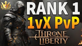 Outnumbered PvP Against Top Players in Throne and Liberty — Rank 1 BowDagger 1vX Highlights [upl. by Rena33]