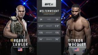 Robbie Lawler vs Tyron Woodley [upl. by Elizabeth569]