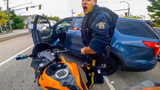 IF YOU DONT STOP FOR COPS THIS HAPPENS  POLICE vs MOTORCYCLE 2023 [upl. by Alcinia267]