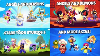 BRAWL TALK  ALL NEW SKINS COMING TO BRAWL STARS [upl. by Macswan]