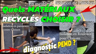 1718⏩ Quels MATÉRIAUX RECYCLÉS Choisir  Diagnostic PEMD [upl. by Patrizius]