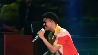 Seven Foot Frame Camilo Madrigal aka Rhenzy Feliz Singing IRL of We Don’t Talk About Bruno [upl. by Ldnek]