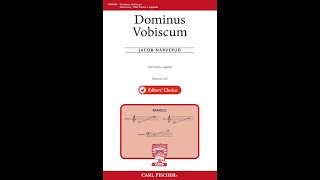 Dominus Vobiscum by Jacob Narverud SAB Choir with Piano [upl. by Annibo]