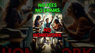 ZERO Homework 0 Exams 😱 World’s No1 School for Students studytips studymotivation [upl. by Jo-Ann]