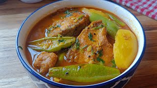 Machher jhol recipe  Katla fish curry with summer veggies  Sumis Cooking Corner [upl. by Hamilah]