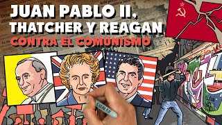 Juan Pablo II Thatcher y Reagan contra el comunismo [upl. by Arriet]