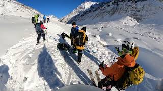 Ski Chamonix 012024  Day2  Vallee Blanche part2 aprem soiree [upl. by Tipton]